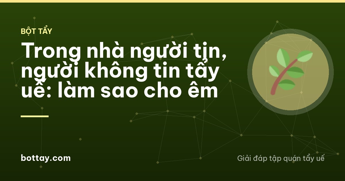 Three generations of a Vietnamese family seen from behind sitting together on a low wooden bench in a tiled courtyard, sharing tea, a broom and bucket resting nearby